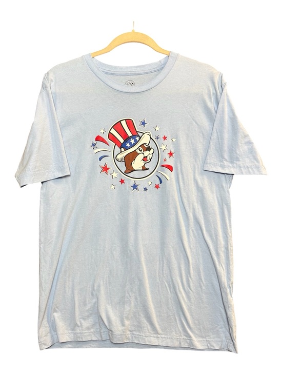 BUC-EE'S Other - Buc-ees 2025 4th of July Authentic Blue Sweet Land Of Liberty T-Shirt Adult Sz L